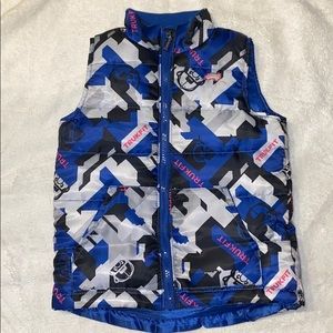 NWOT TRUKFIT BLK, BLUE & GRAY PUFFER VEST SIZE 3t